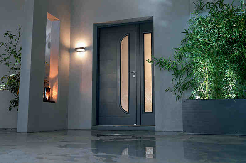 porte, entree, alu